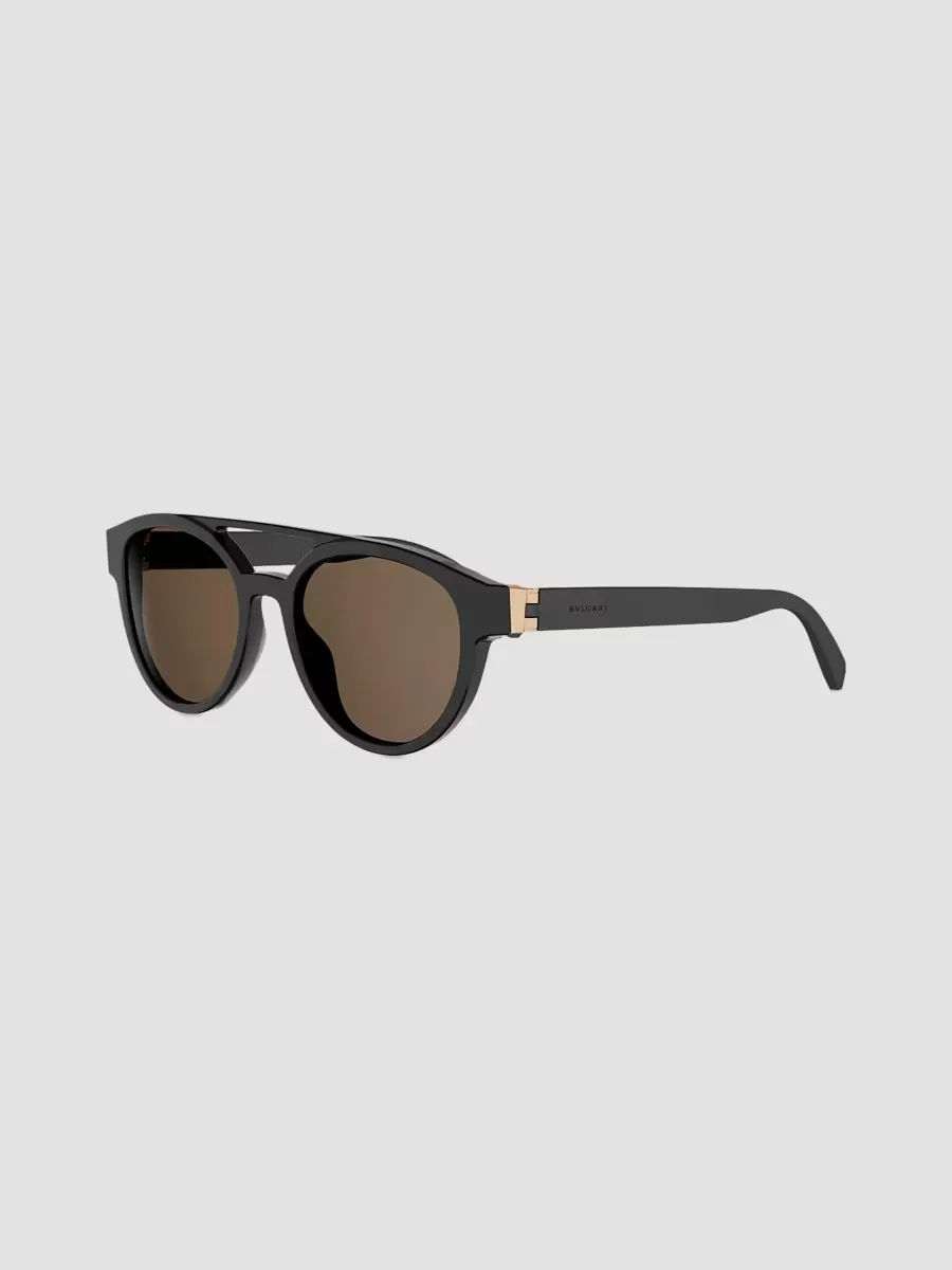 Aluminium 54MM Round Sunglasses by BVLGARI