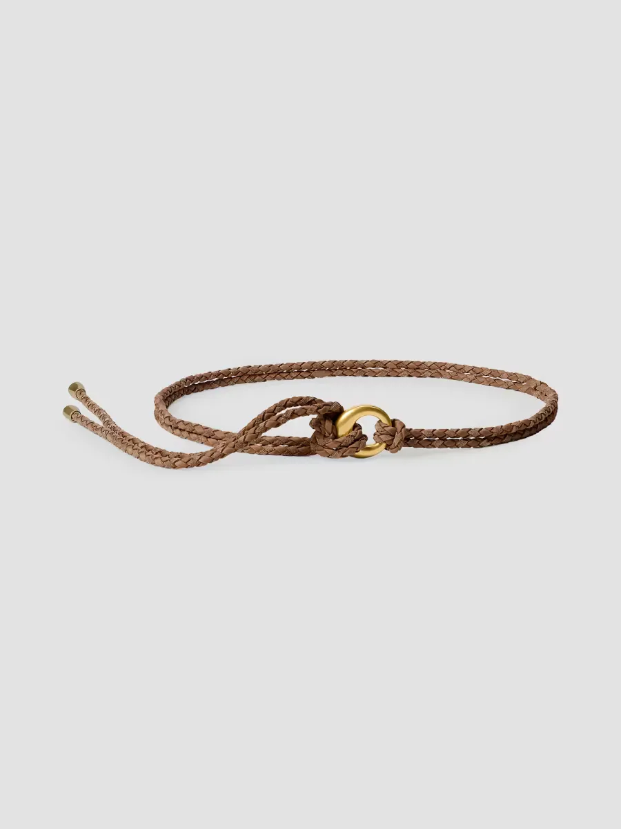 Salta Striped Suede Woven Belt by Naghedi