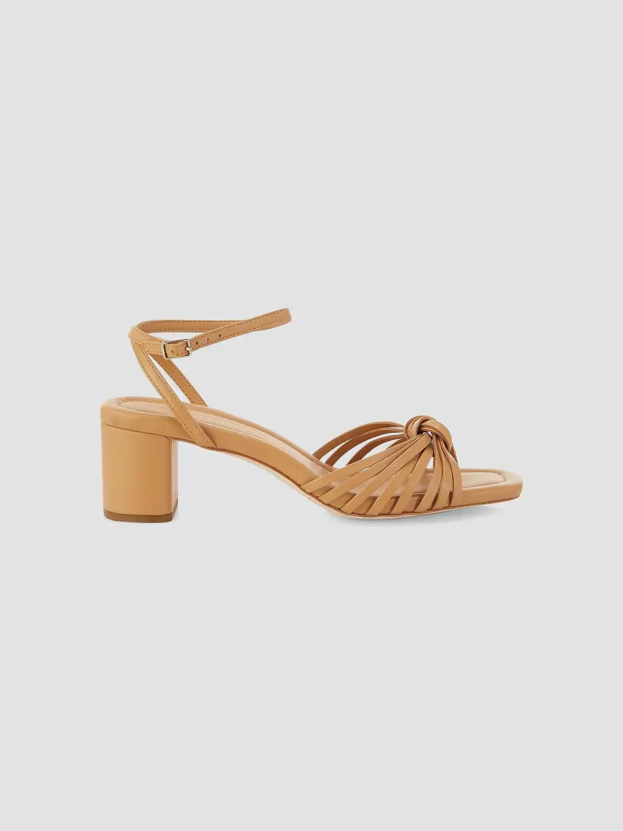 Olivia 55MM Leather Knot Sandals