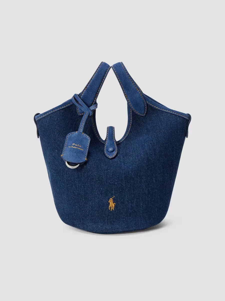 Polo Play Denim Small Tote Bag by Polo Ralph Lauren