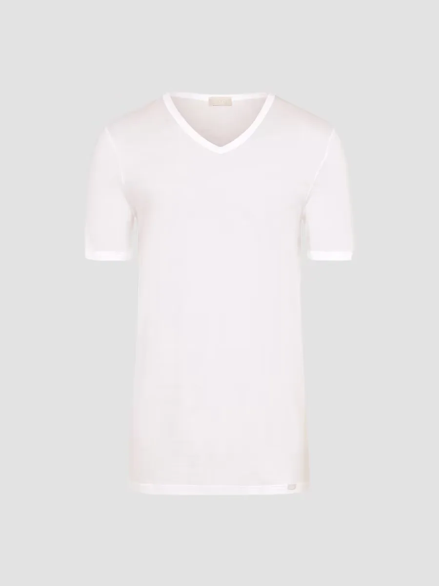Cotton V-Neck T-Shirt by Hanro