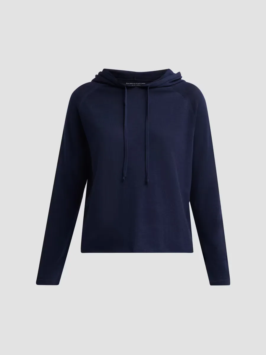 Cashmere Knit Hoodie by Majestic