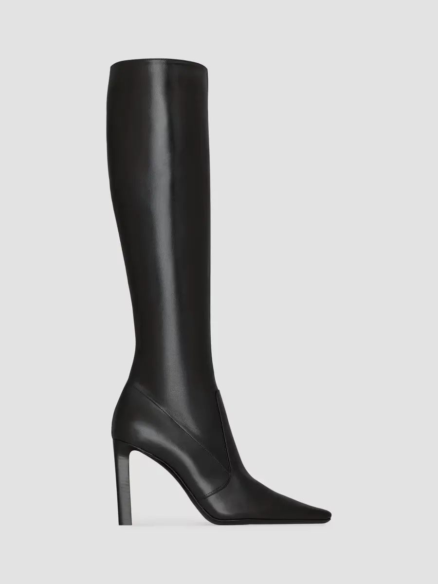 Francoise Boots in Smooth Leather by Saint Laurent