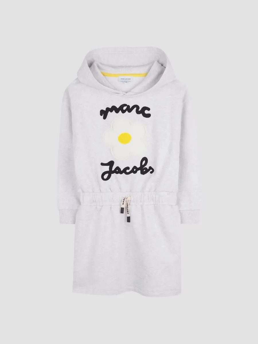 Logo Hooded Sweatshirt Dress by Marc Jacobs