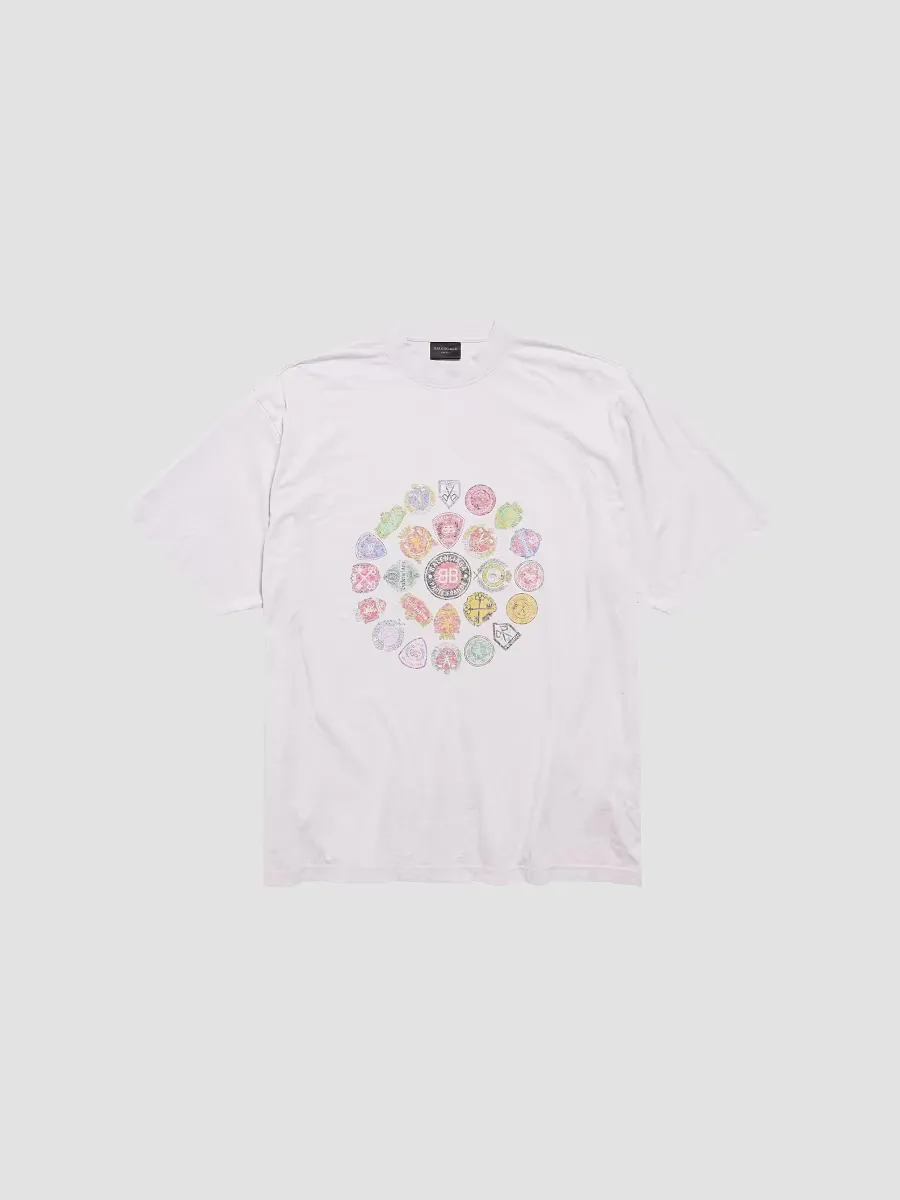 Spiral Crest Medium Fit T-Shirt by Balenciaga