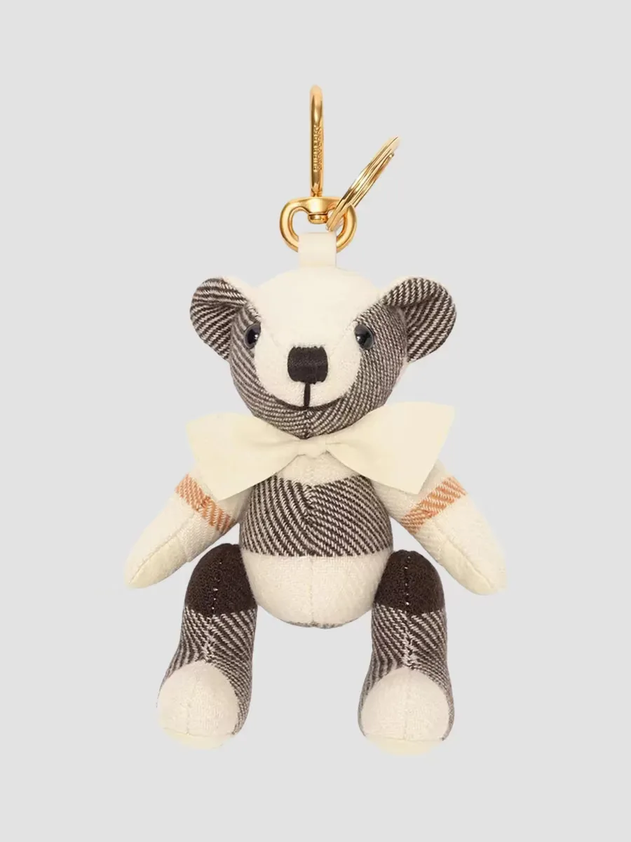 Thomas Bear Check Cashmere Charm by Burberry