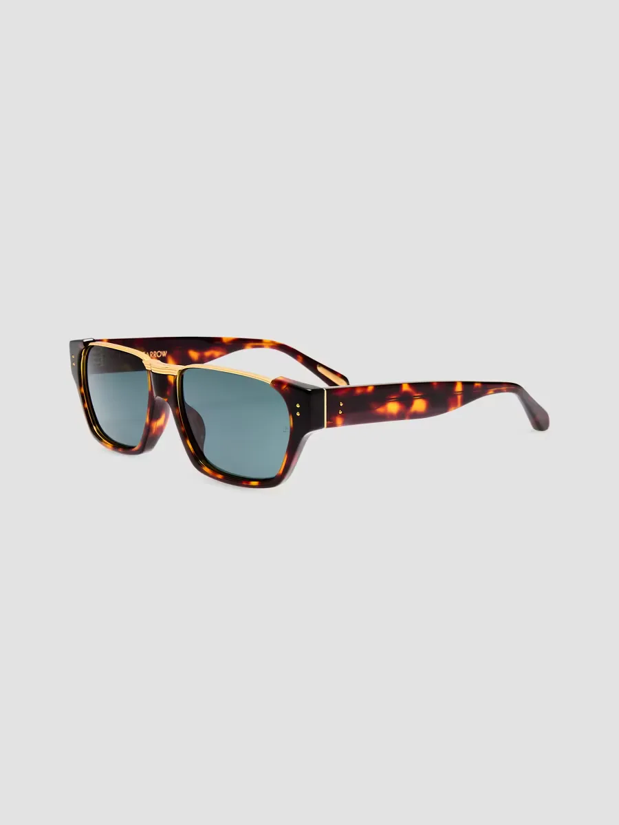 Marcel 56MM Rectangle Sunglasses by Linda Farrow