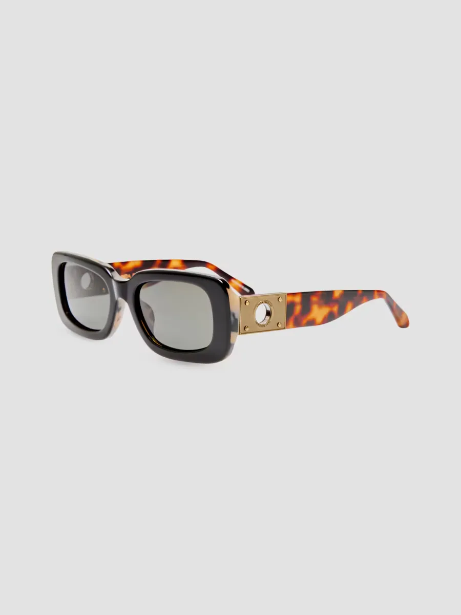 Belle 54MM Rectangular Sunglasses by Linda Farrow