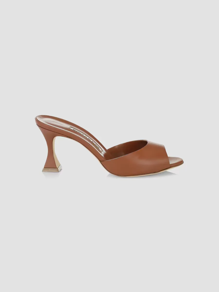 Jadarona 70MM Leather Mules by Manolo Blahnik