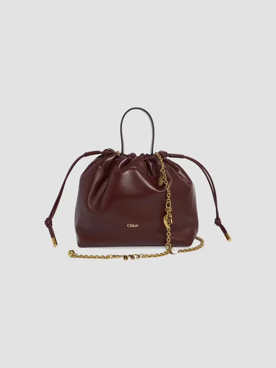 Icons Mini Leather Shoulder Bag by Chloé