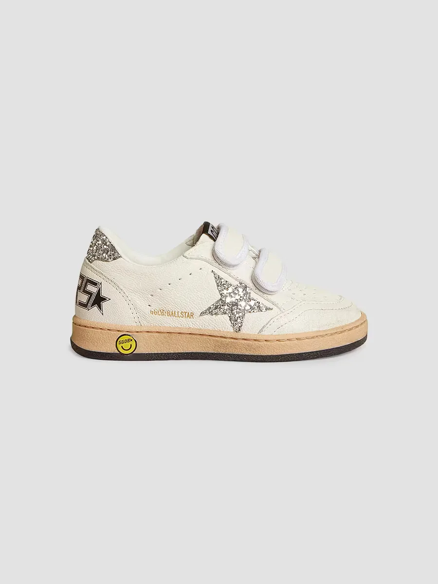 Ballstar Glitter Star Sneakers by Golden Goose