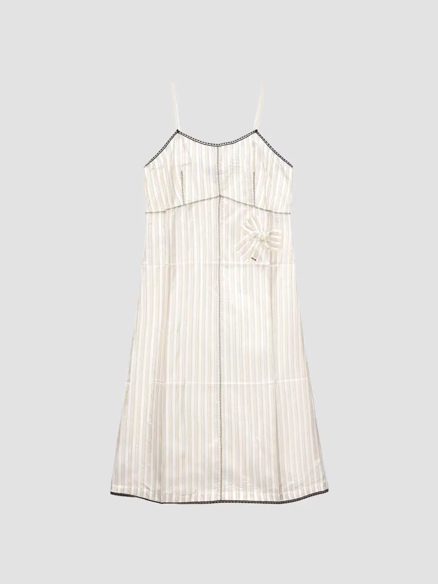 Striped Dress with Bow