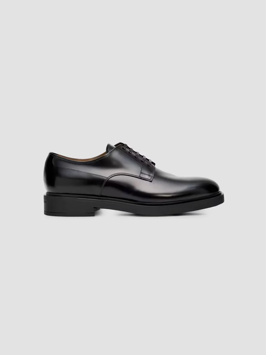 William Smart Antigraffio Leather Derby Shoes