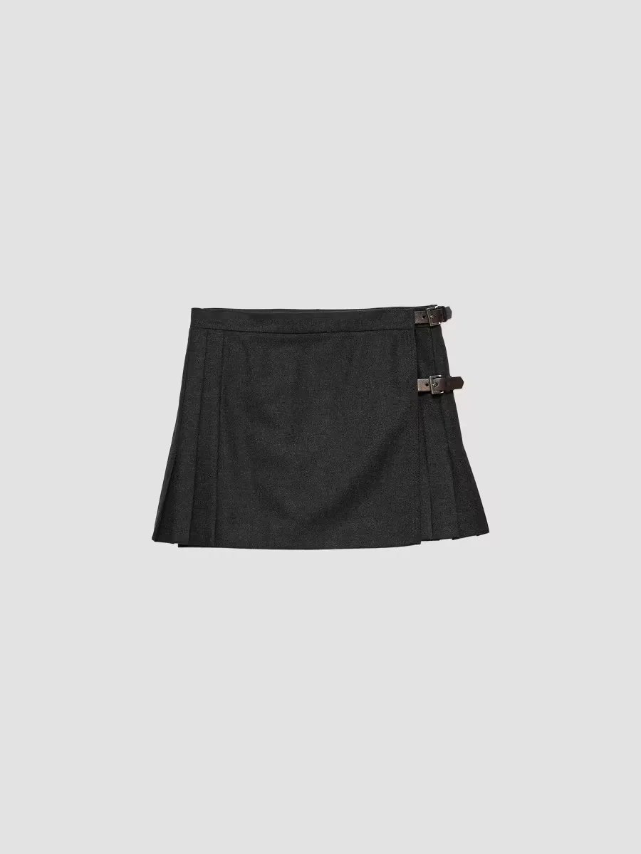 Wool Mini-Skirt