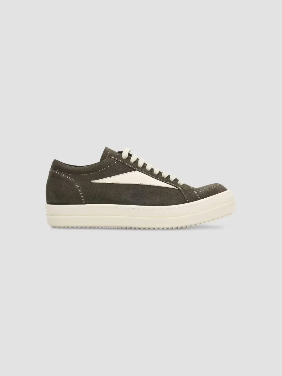 Vintage Sneaks Suede Low-Top Sneakers by Rick Owens
