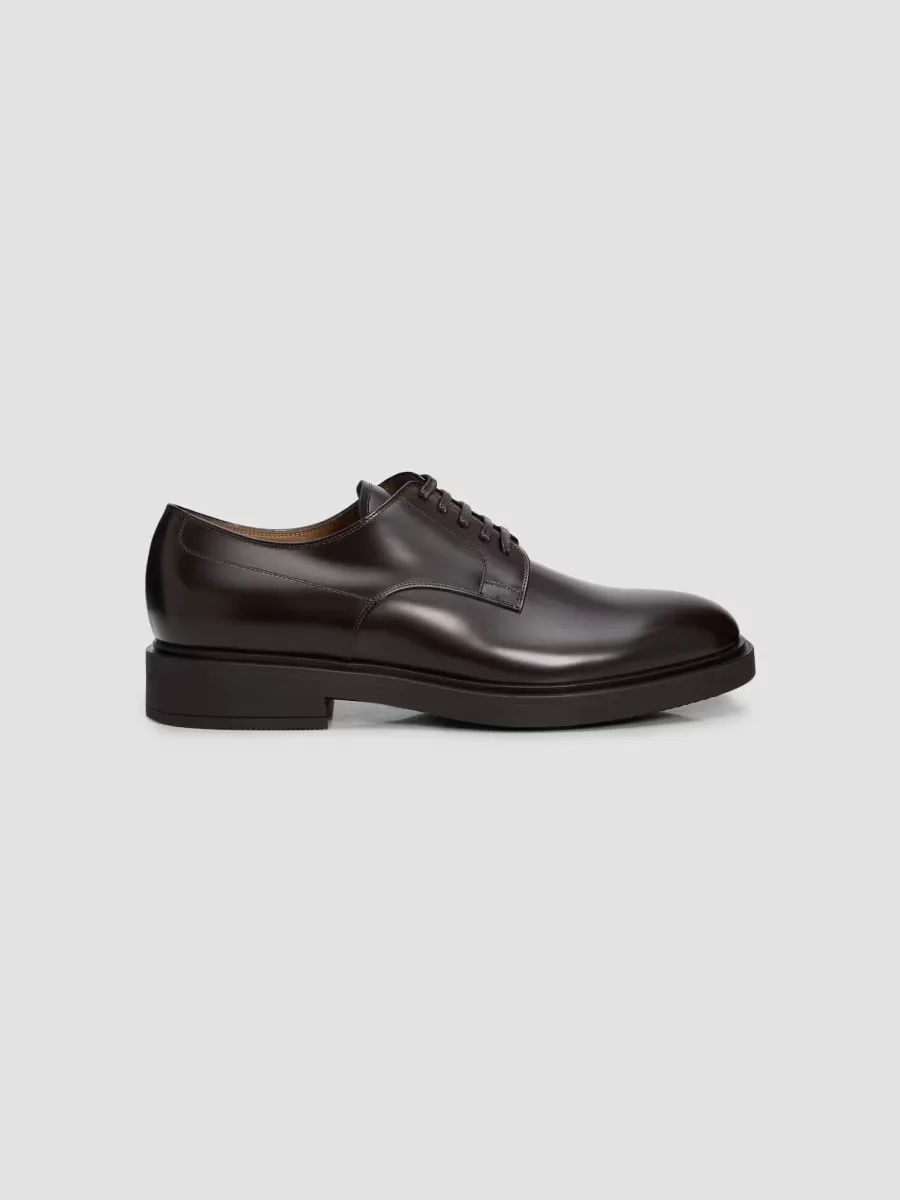 William Smart Antigraffio Leather Derby Shoes
