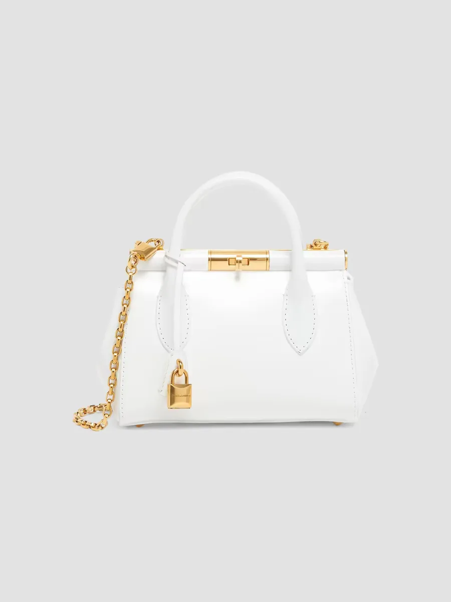 Marlene Leather Top Handle Bag by Dolce & Gabbana