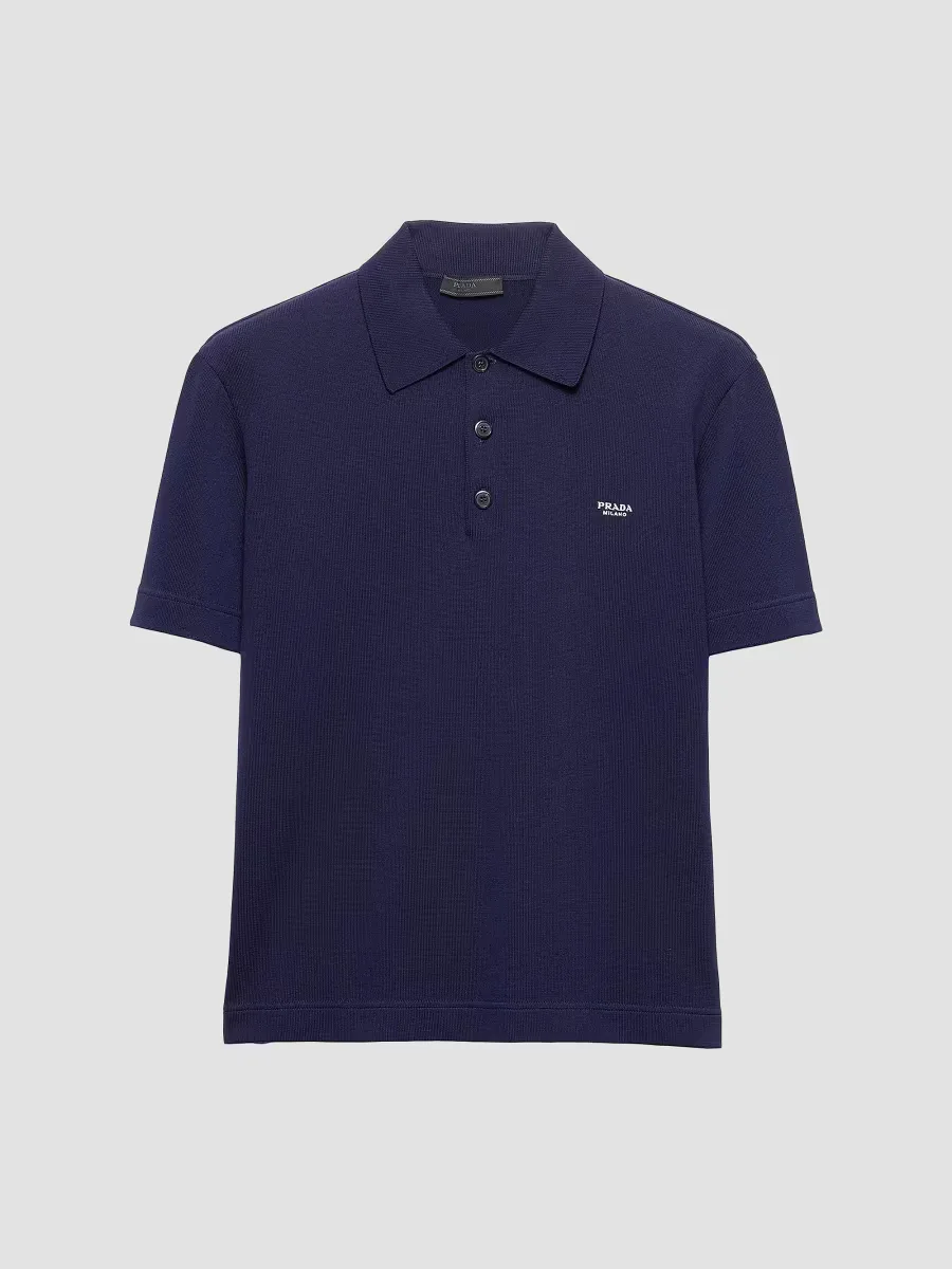 Cotton Polo Shirt by Prada