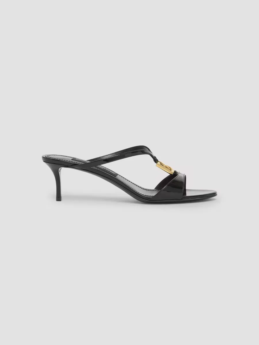 50MM Patent Leather Sandals by Dolce & Gabbana