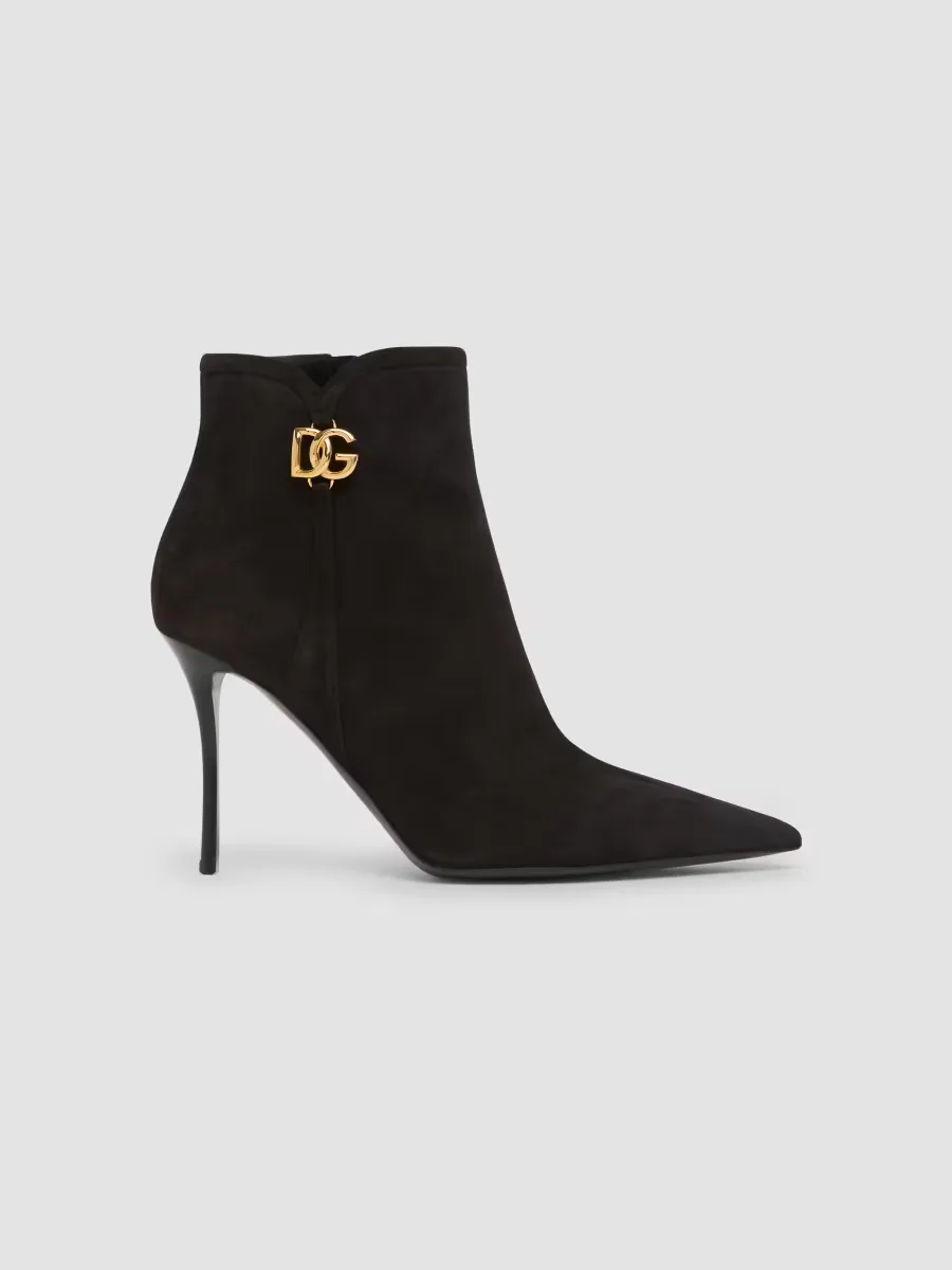 90MM Suede Ankle Boots by Dolce & Gabbana