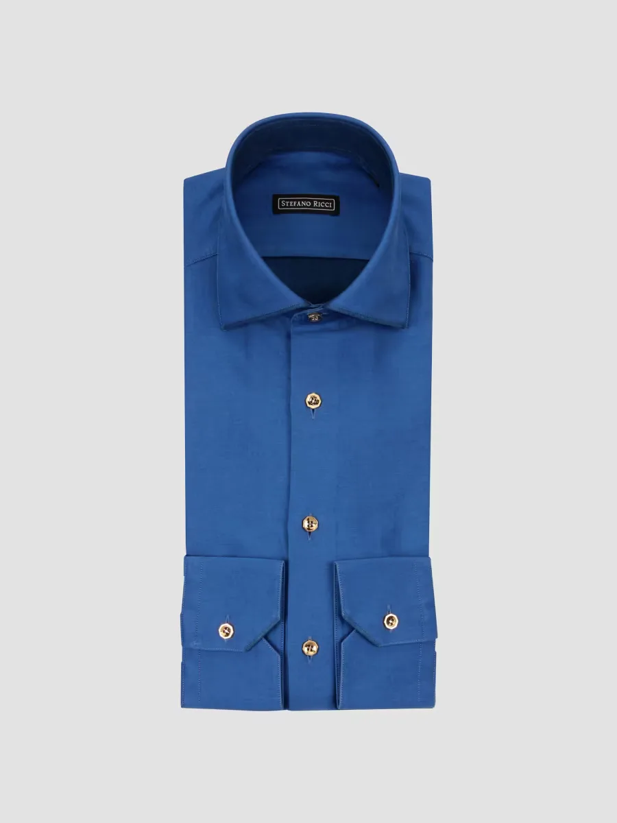 Textured-Weave Spread-Collar Shirt by Stefano Ricci