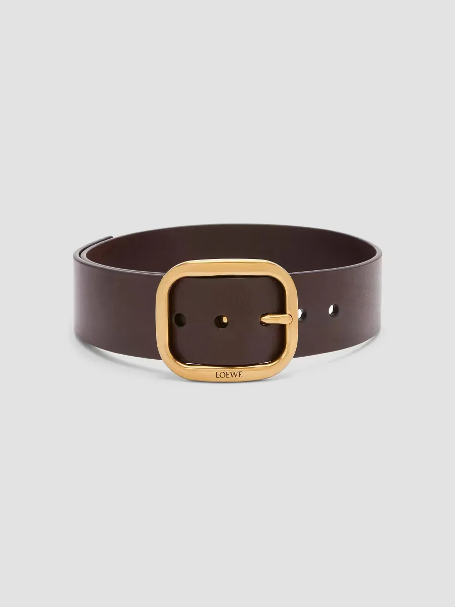 Rounded Leather Belt