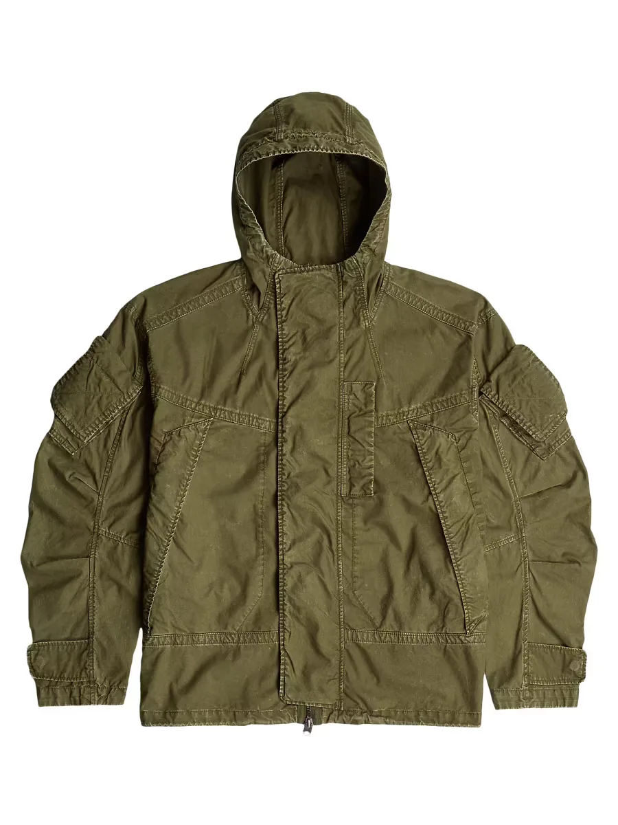 Hooded Cotton Canvas Parka by G-Star
