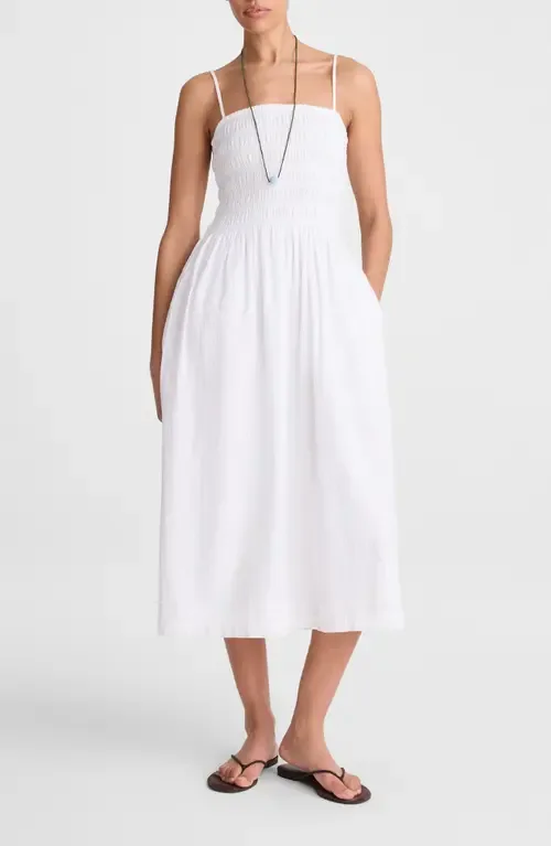 The Peyton Cotton Midi Dress by Madewell