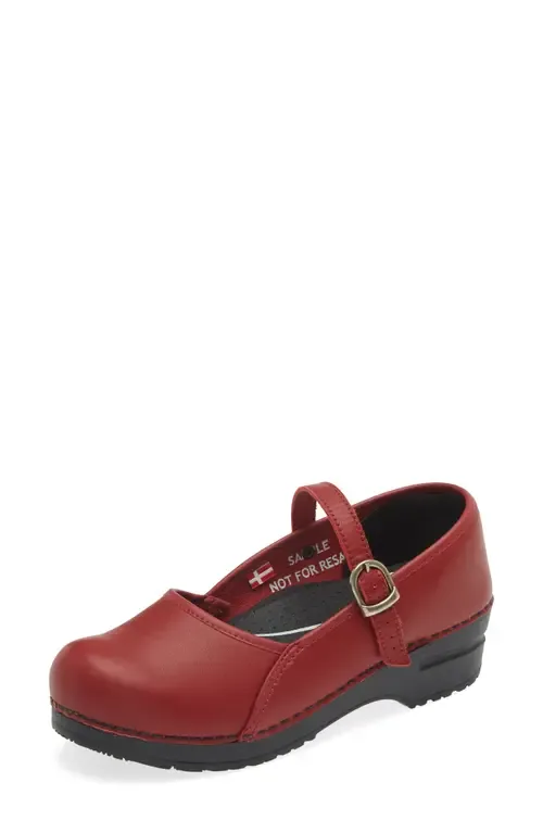 Clare Mary Jane Clog by Sanita