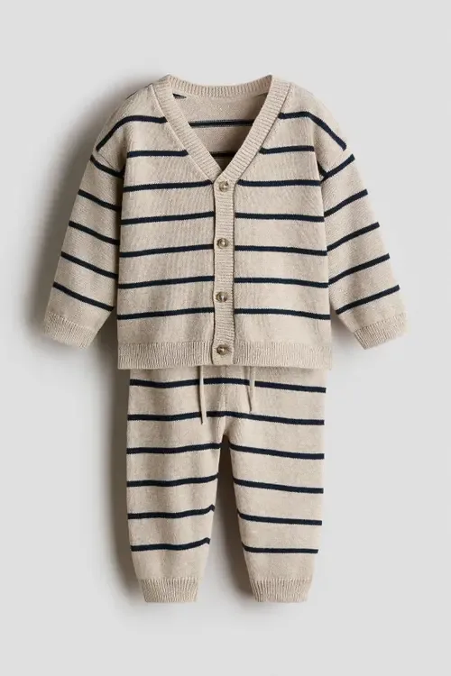 2-Piece Cotton-Knit Set by H&M