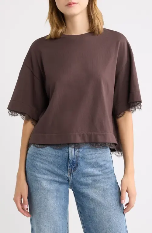 Nia Lace Trim T-Shirt