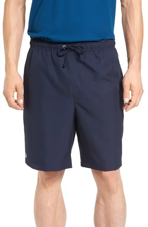 Sport Diamante Drawstring Athletic Shorts by Lacoste