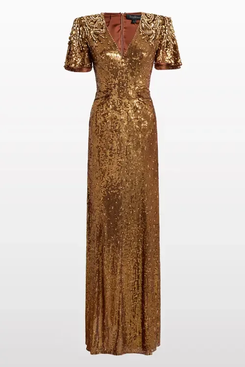 Manon Sequin-Embellished Dress by Jenny Packham