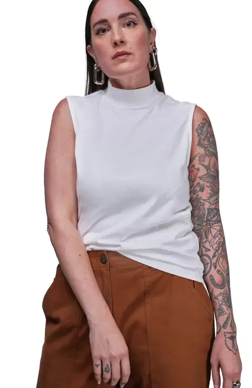 The Everyday Mock Neck Tank by WILDFANG