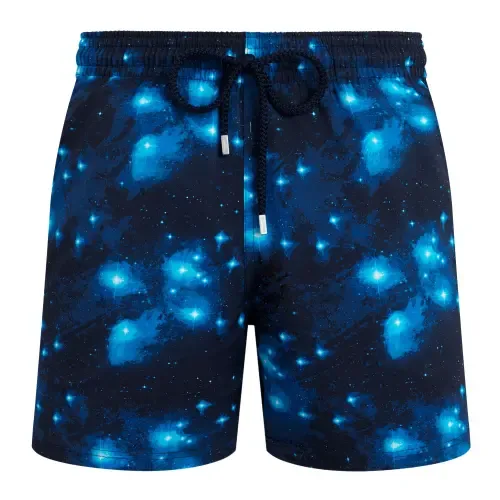 Stretch Short Swim Trunks Pearl by Vilebrequin