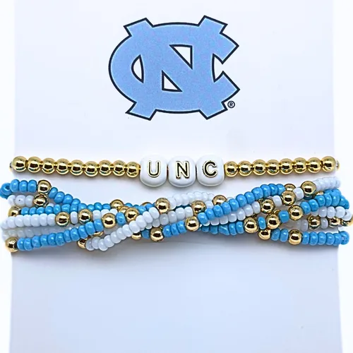 North Carolina Lucky 7 Bracelet Set by Color Shout