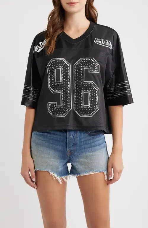 Cropped Football Jersey by Von Dutch