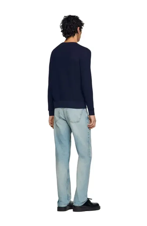 Textured Knit Sweater by SANDRO