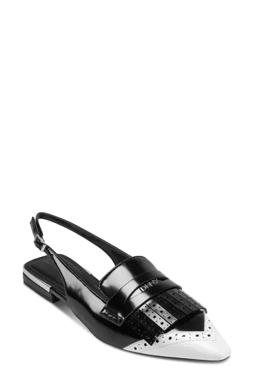 Caxine Slingback Penny Loafer Flat by DKNY