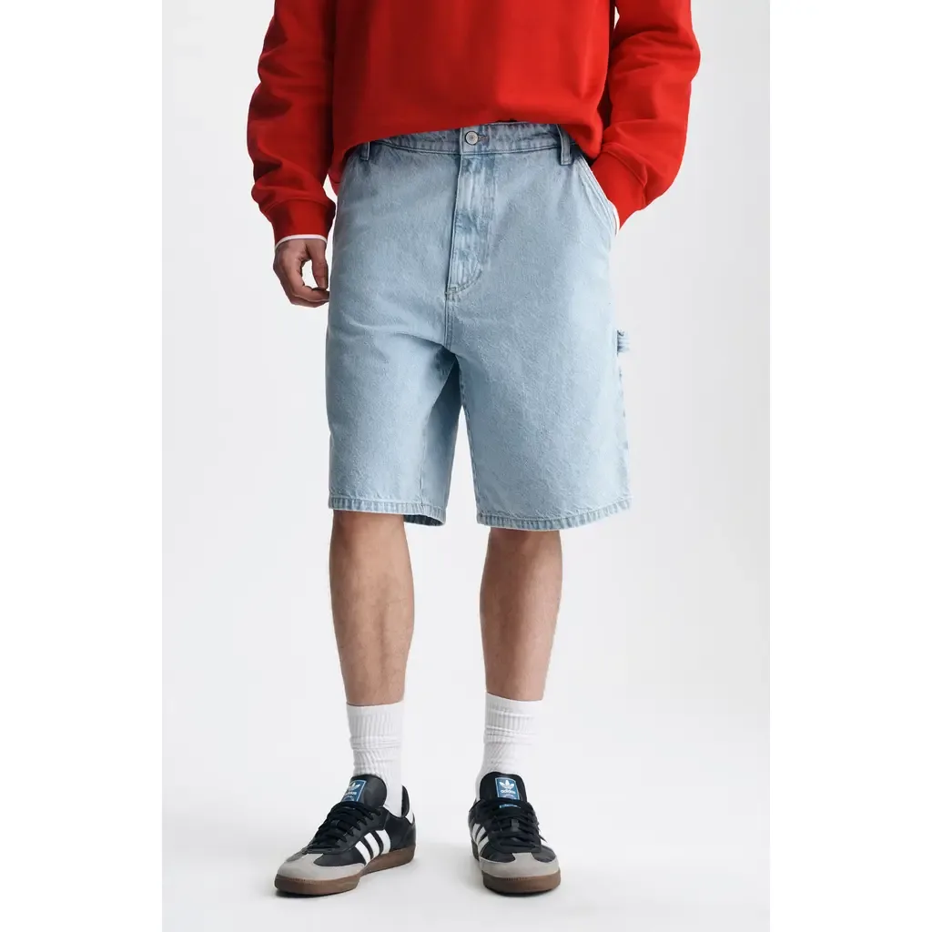 Williamsburg Relaxed Fit Cotton Denim Carpenter Shorts