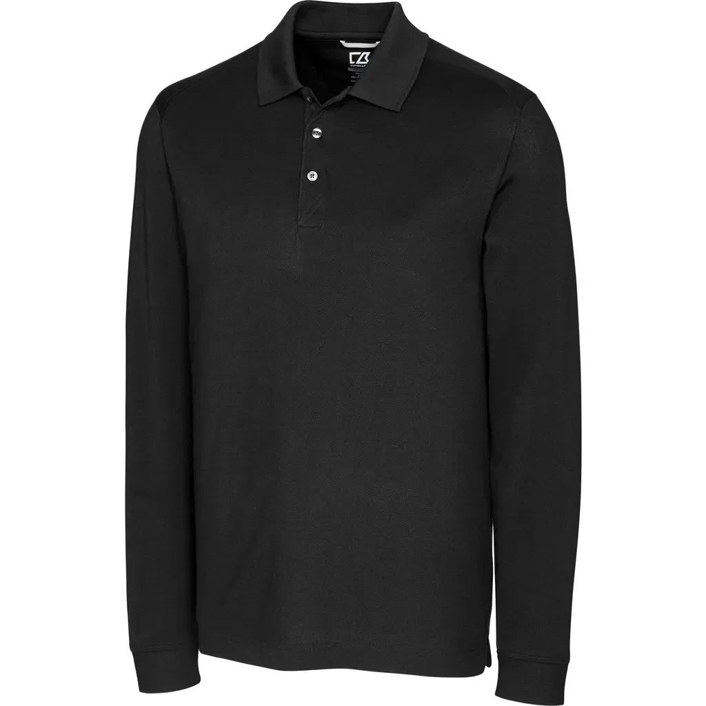 Long Sleeve Piqué Performance Polo by Cutter & Buck