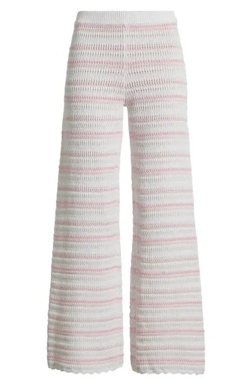 Clarabeth Stripe Knit Pants by LoveShackFancy