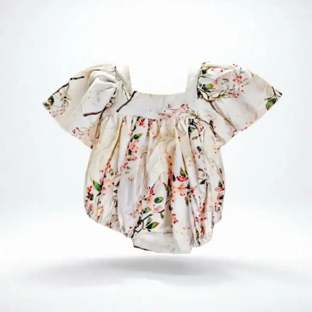 Ellowen Bubble Ivory Botanical by Piper&Cloth
