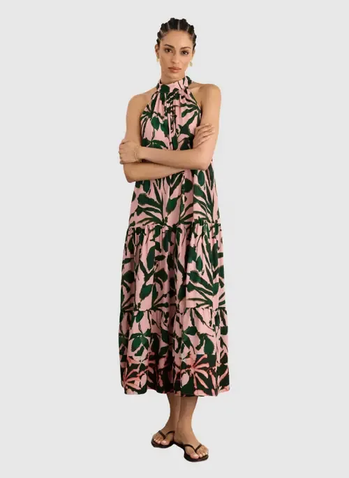 Anouk Printed Sleeveless Maxi Dress by Baukjen