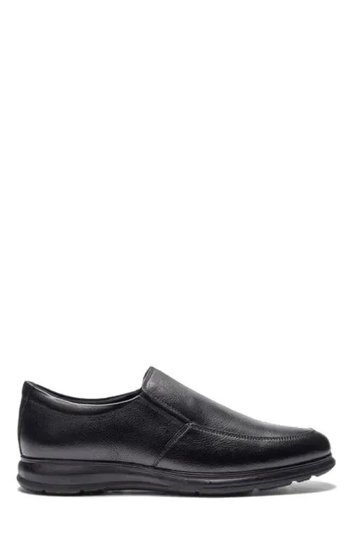 Orbit Hybrid Loafer in Black Leather by A. Veer