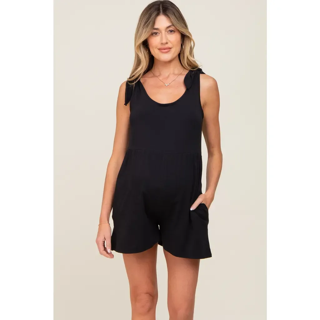 Knot Strap Romper by PinkBlush