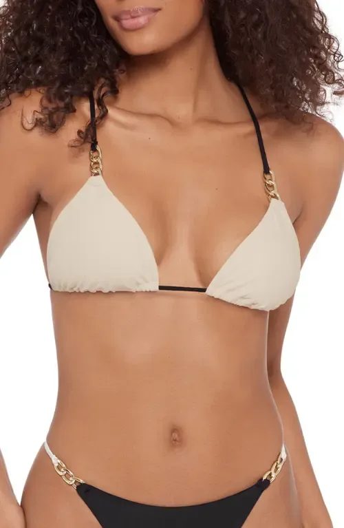 Chain Triangle Bikini Top by Steve Madden