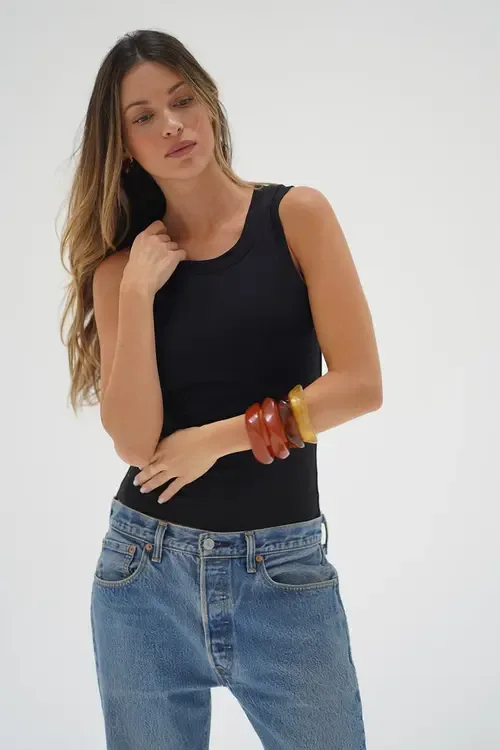 Double Layer Ribbed Tank by LNA