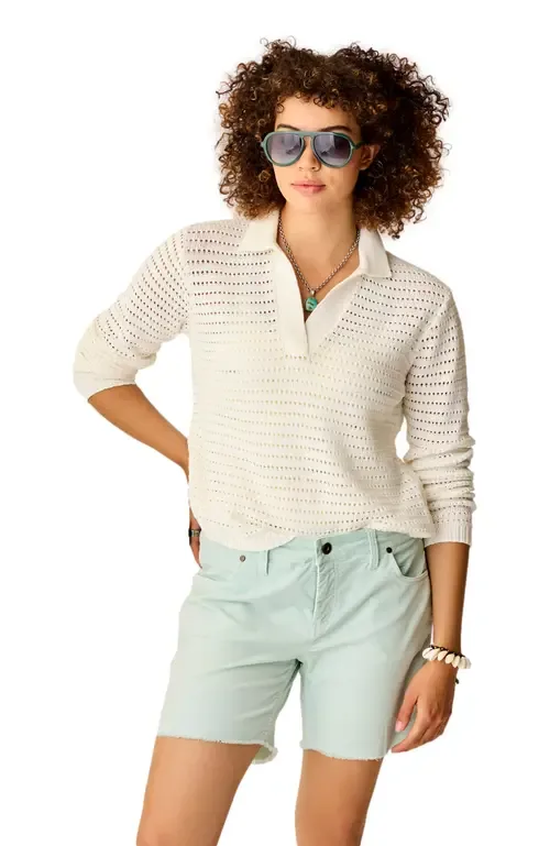 Morgan Polo Sweater by Carve Designs