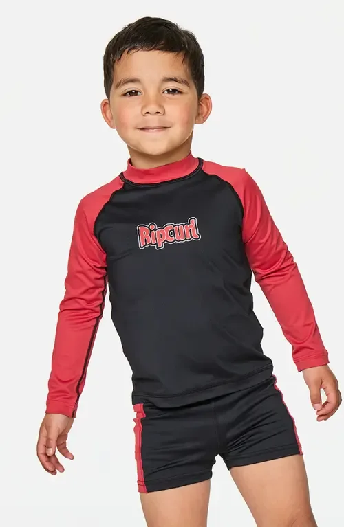 Paddle Out Long Sleeve Two-Piece Rashguard Swimsuit by Rip Curl